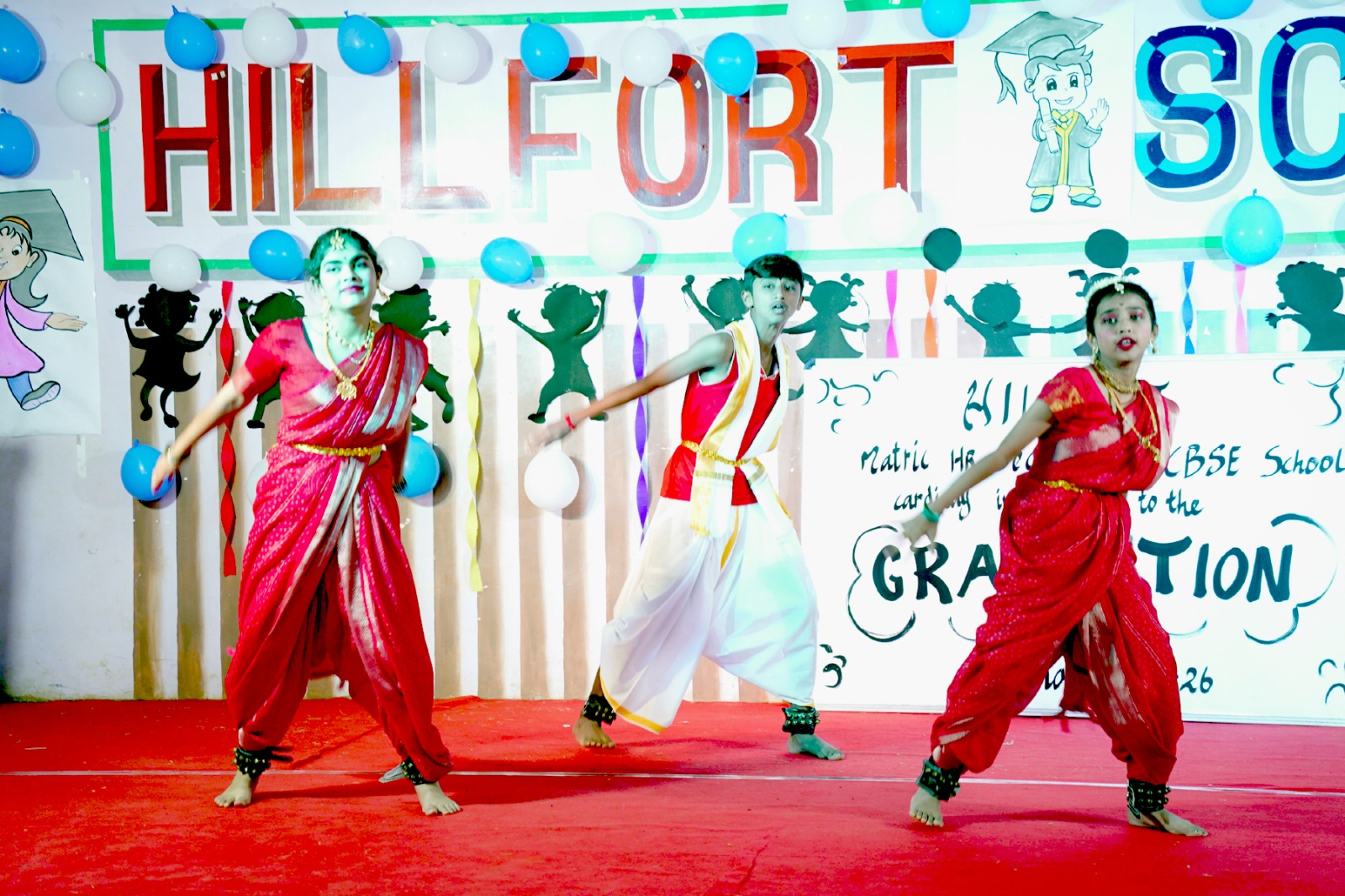 Students performing at annual day